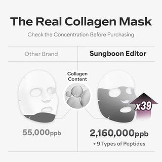 SUNGBOON EDITOR Deep Collagen Power Boosting Mask 37g (1ea) - Kbeauty Canada