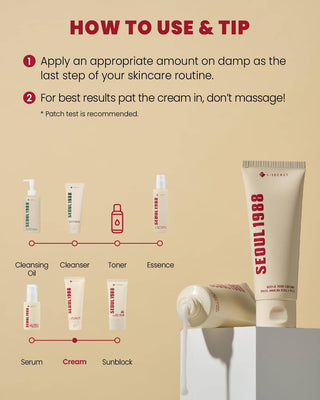 KSECRET Seoul 1988 CREAM: Snail Mucin 93% + Rice 100mL - Kbeauty Canada