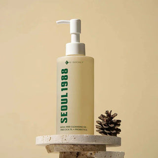 KSECRET Seoul 1988 Cleansing Oil: Pine Cica 1% + Probiotics 200mL - Kbeauty Canada