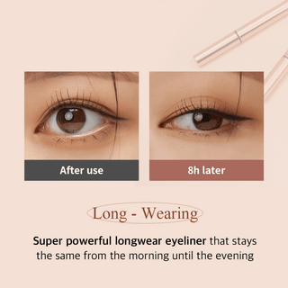Black Rouge Power Proof Pen Liner (Buy One Get One Free) - Kbeauty Canada