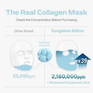 SUNGBOON EDITOR Deep Collagen Hyalu-B5 Hydrating Mask 37g (1ea) - Kbeauty Canada