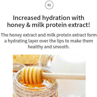 APIEU Honey & Milk Lip Oil with Mint in a 5g tube, smooth and nourishing lip treatment with refreshing mint flavor.