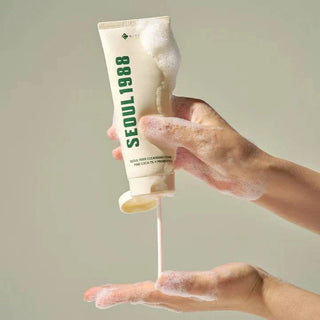 KSECRET Seoul 1988 Cleansing Foam: Pine Cica 1% + Probiotics 150mL - Kbeauty Canada