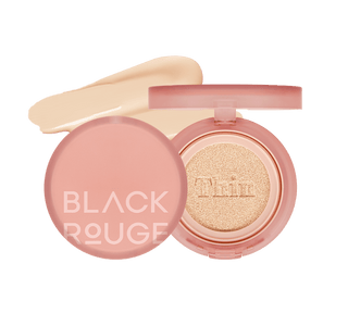 Black Rouge Thin Layer Velour Cushion (Buy One Get One Free) - Kbeauty Canada