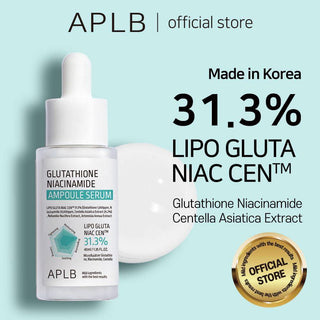 APLB Glutathione Niacinamide Ampoule Serum 40mL KBeauty USA APLB Glutathione Niacinamide Ampoule Serum 40mL KBeauty USA