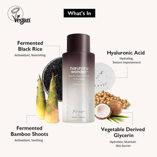 HARUHARU WONDER Black Rice Hyaluronic Toner Fragrance Free - Kbeauty Canada