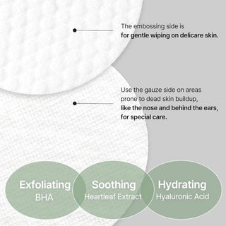 CELIMAX Jiwoogae Heartleaf BHA Peeling Pad 60pcs 125mL - Kbeauty Canada