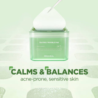 Mediheal Teatree Trouble Pad 170mL (100 Pads) - Kbeauty Canada