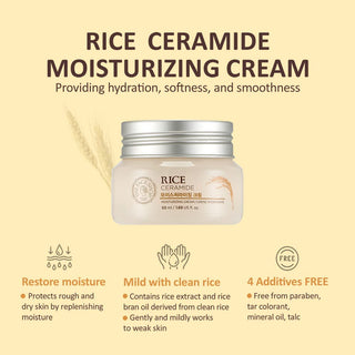 THE FACE SHOP  Rice Ceramide Moisturizing Cream - Kbeauty Canada