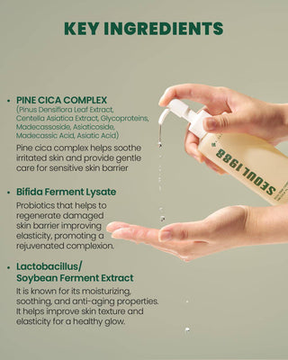 KSECRET Seoul 1988 Cleansing Oil: Pine Cica 1% + Probiotics 200mL - Kbeauty Canada