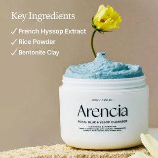 ARENCIA Royal Blue Hyssop Cleanser 120g - Kbeauty Canada