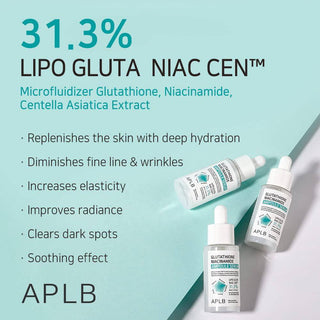 APLB Glutathione Niacinamide Ampoule Serum 40mL - Kbeauty Canada