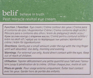 BELIF Peat Miracle Revital Eye Cream 25mL - Kbeauty Canada