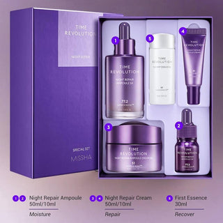 MISSHA Time Revolution Night Repair Special Set 5x 150mL - Kbeauty Canada