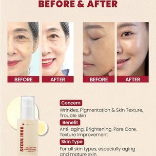 KSECRET Seoul 1988 SERUM: Retinal Liposome 2% + Black Ginseng 30mL - Kbeauty Canada