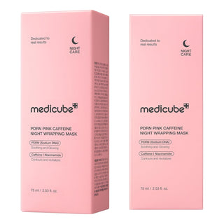 MEDICUBE PDRN Pink Caffeine Night Wrapping Mask - Kbeauty Canada