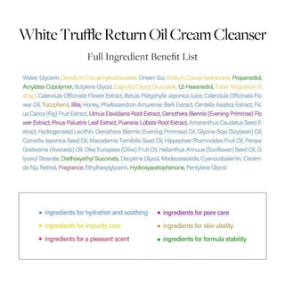 D'ALBA White Truffle Return Oil Cream Cleanser 150mL - Kbeauty Canada