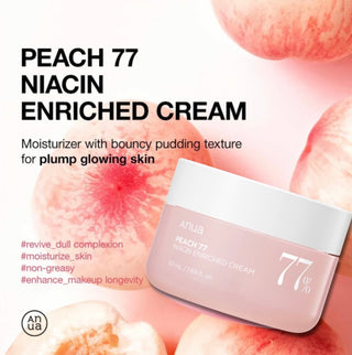 ANUA Peach 77 Niacin Enriched Cream 50mL - Kbeauty Canada
