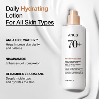 ANUA Rice 70 Intensive Moisturizing Milk 150mL - Kbeauty Canada