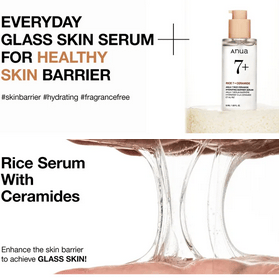 ANUA Rice 7 Ceramide Hydrating Barrier Serum 50mL - Kbeauty Canada