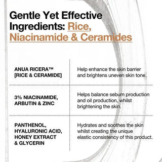 ANUA Rice 7 Ceramide Hydrating Barrier Serum 50mL - Kbeauty Canada