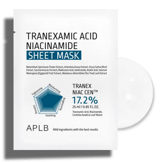 APLB Tranexamic Acid Niacinamide Sheet Mask - 1pcs - Kbeauty Canada