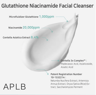 APLB Glutathione Niacinamide Facial Cleanser 80mL - Kbeauty Canada