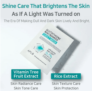 APLB Glutathione Niacinamide Sheet Mask 25mL - Kbeauty Canada