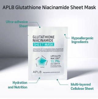 APLB Glutathione Niacinamide Sheet Mask 25mL - Kbeauty Canada