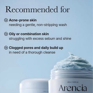 ARENCIA Fresh Blue Hyssop Rice Mochi Cleanser 120g - Kbeauty Canada