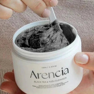 ARENCIA Black Tea and Yuzu Rice Mochi Cleanser 120g - Kbeauty Canada