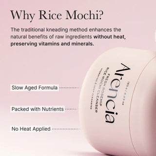 ARENCIA Fresh Rosehip Rice Mochi Cleanser 120g