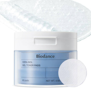 BIODANCE Cera-nol Gel Toner Pads (Blue_60 Pads) - Kbeauty Canada