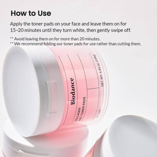 BIODANCE Collagen Gel Toner Pads (Pink_60 Pads) - Kbeauty Canada