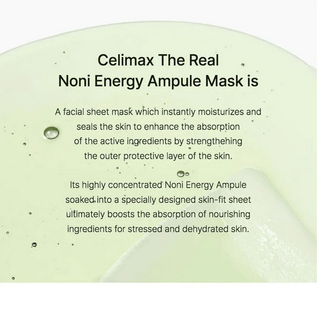 CELIMAX Noni Energy Ampoule Mask (1ea) - Kbeauty Canada