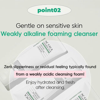 DEOPROCE AC CICA CALMING ACNE CLEANSING FOAM 150ml - Kbeauty Canada