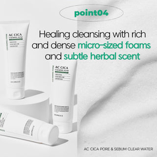 DEOPROCE AC CICA CALMING ACNE CLEANSING FOAM 150ml - Kbeauty Canada