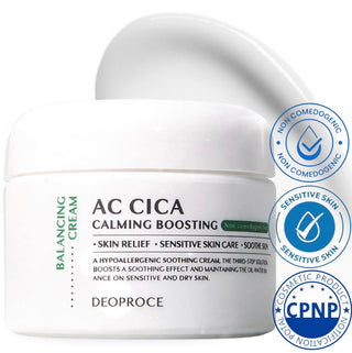 DEOPROCE AC CICA CALMING BOOSTING BALANCING CREAM 50g - Kbeauty Canada