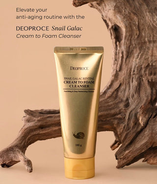 DEOPROCE Snail Galac Revital Cream to Foam Cleanser 100g - Kbeauty Canada
