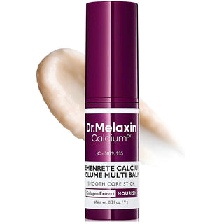 Dr. Melaxin Cementrete Calcium Volume Multi Balm jar with label, showcasing the multi-purpose calming skincare balm.