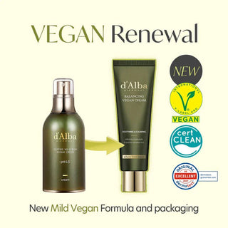D'ALBA Mild Skin Balancing Vegan Cream 55ML - Kbeauty Canada