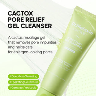 Dr.Melaxin CACTOX PORE RELIEF GEL CLEANSER 120ML - Kbeauty Canada