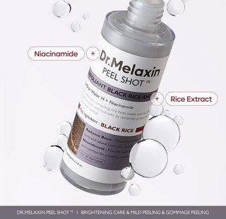 Dr.Melaxin PEEL SHOT EXFOLIATING BLACK RICE AMPOULE 80ML - Kbeauty Canada