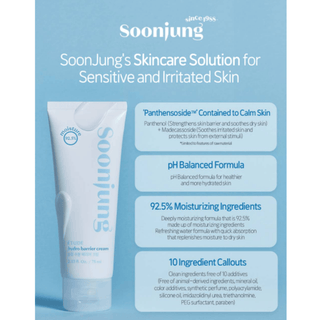 ETUDE HOUSE SoonJung Hydro Barrier Cream 75mL (Tube) - Kbeauty Canada