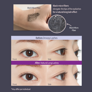 Etude Dr. Mascara Fixer for Super Long Lashes 6g, clear mascara fixer to enhance lash length and hold mascara in place