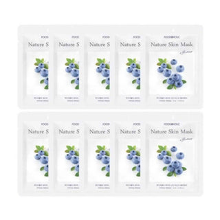 Foodaholic Nature Skin Mask Blueberry (10 pcs) - Kbeauty Canada