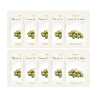 Foodaholic Nature Skin Mask Olive (10 pcs) - Kbeauty Canada