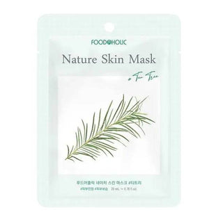 Foodaholic Nature Skin Mask Tea Tree (10 pcs) - Kbeauty Canada