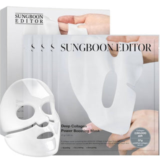 SUNGBOON EDITOR Deep Collagen Power Boosting Mask 37g (1 sheet each)