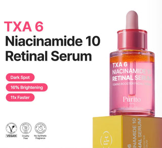 PURITO SEOUL TXA 6 Niacinamide 10 Retinal Serum 30ml